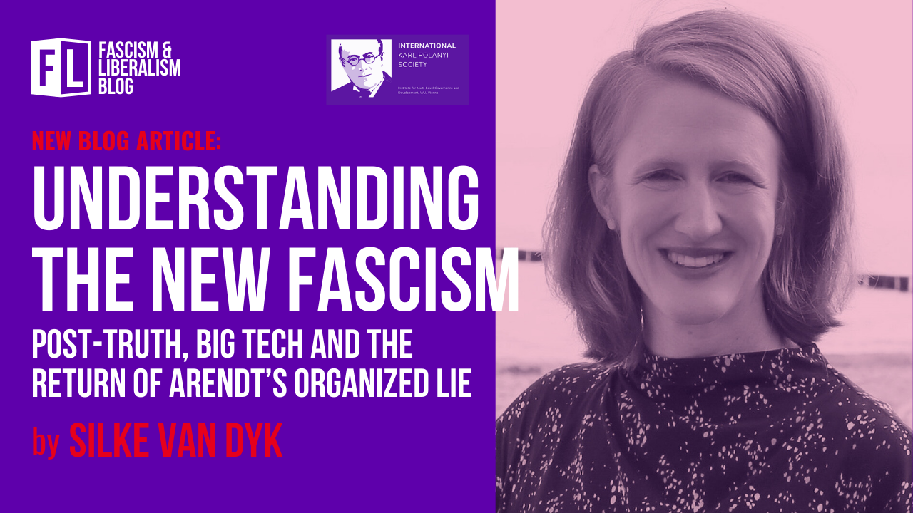 title page for the F&L blog post "Understanding the new fascism" by Silky van Dyk